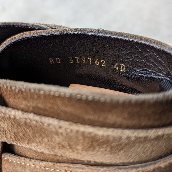 SAINT LAURENT London 20 Cropped Jodphur Boots in Cigare Suede (size 40) - Picture 3 of 6